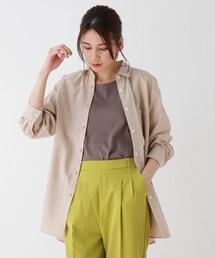 SHOO・LA・RUE | 【S-3L】フレンチリネン前開きシャツ(シャツ/ブラウス)