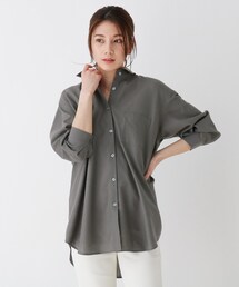 SHOO・LA・RUE | 【五明祐子さん着用商品/S-3L】フレンチリネン前開きシャツ(シャツ/ブラウス)
