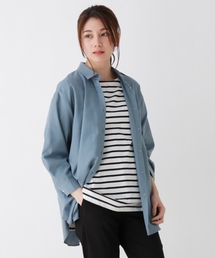 SHOO・LA・RUE | 【五明祐子さん着用商品/S-3L】フレンチリネン前開きシャツ(シャツ/ブラウス)