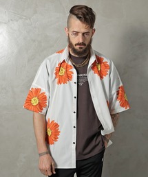GALLIS ADDICTION（ガリスアディクション）の「GA DAISY-FLOWER S/S SHIRT/フラワー 半袖シャツ（シャツ/ブラウス・メンズ）」