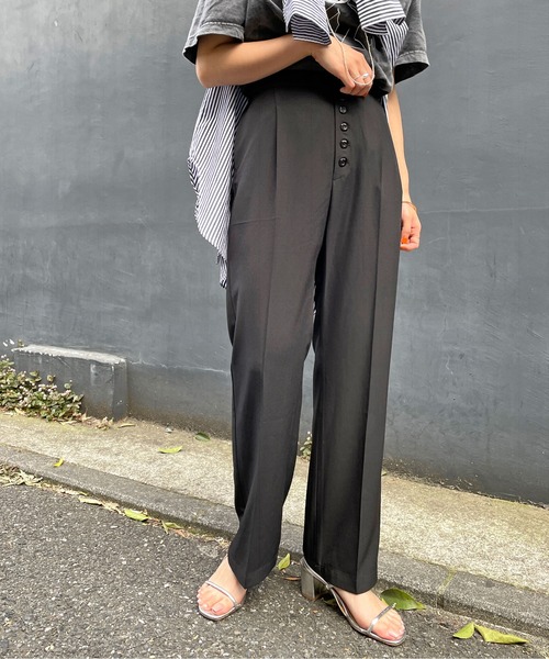 #24305 かつらご　ハルソラタンストレートパンツオーダー 24305 かつらご ハルソラタンストレートパンツオーダー - パンツ