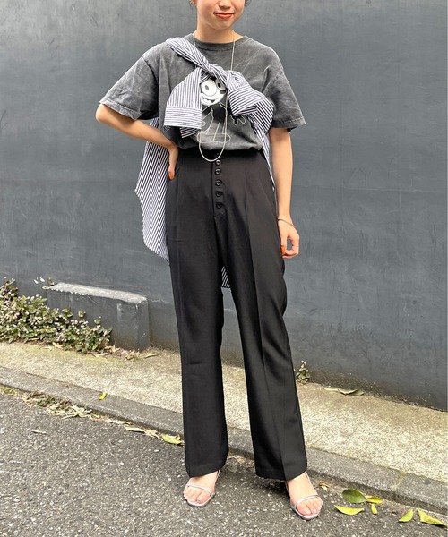 セール】フロントボタンストレートパンツ（その他パンツ