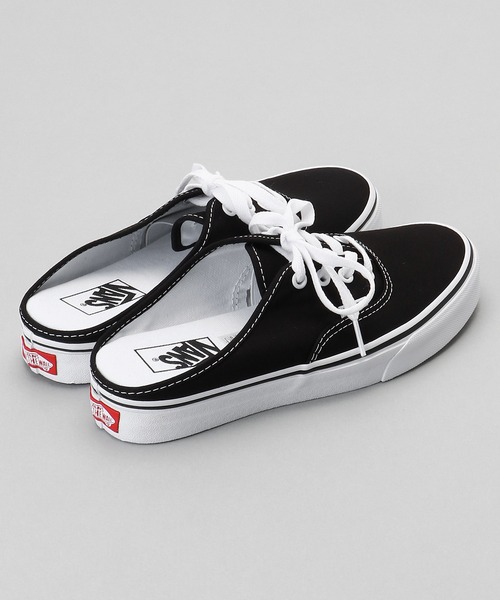 VANS(バンズ)の「VANS ヴァンズ AUTHENTIC MULE オーセンンティック ミュールスニーカー(スニーカー・レディース・ブラック/グレー・23.0cm/24.0cm/25.0cm)」の7枚目の写真
