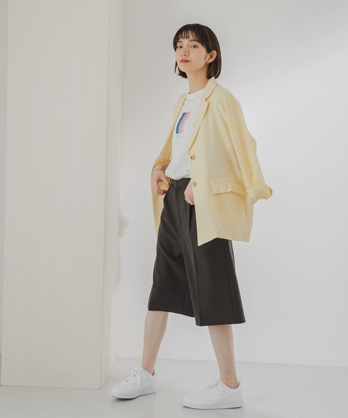 KBF（ケイビーエフ）の「アソートプリントTシャツ（Tシャツ/カットソー・レディース・ホワイト/アイボリー/ブラウン系その他・ONE）」の5枚目の写真