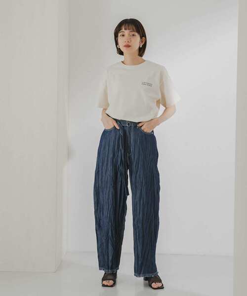 KBF（ケイビーエフ）の「アソートプリントTシャツ（Tシャツ/カットソー・レディース・ホワイト/アイボリー/ブラウン系その他・ONE）」の7枚目の写真