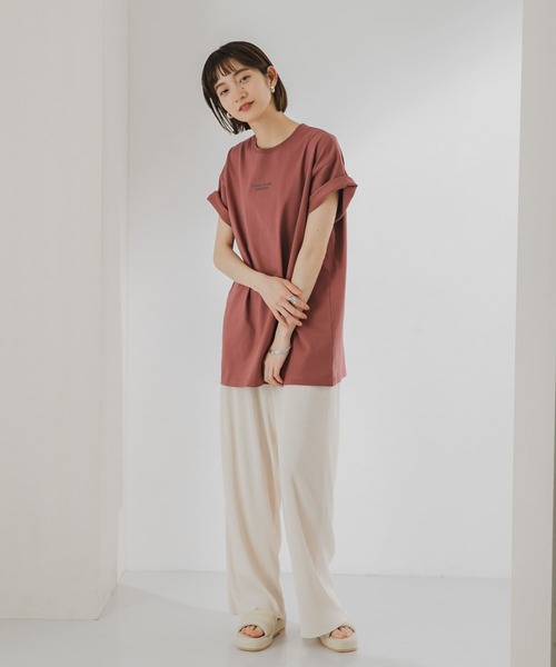 KBF（ケイビーエフ）の「アソートプリントTシャツ（Tシャツ/カットソー・レディース・ホワイト/アイボリー/ブラウン系その他・ONE）」の9枚目の写真