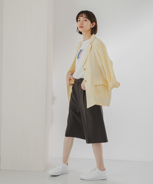 KBF（ケイビーエフ）の「アソートプリントTシャツ（Tシャツ/カットソー・レディース・ホワイト/アイボリー/ブラウン系その他・ONE）」の14枚目の写真