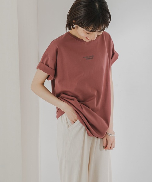 KBF（ケイビーエフ）の「アソートプリントTシャツ（Tシャツ/カットソー・レディース・ホワイト/アイボリー/ブラウン系その他・ONE）」の17枚目の写真