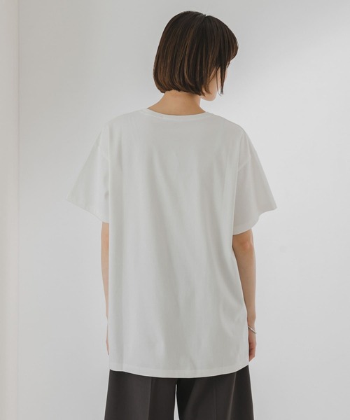 KBF（ケイビーエフ）の「アソートプリントTシャツ（Tシャツ/カットソー・レディース・ホワイト/アイボリー/ブラウン系その他・ONE）」の21枚目の写真