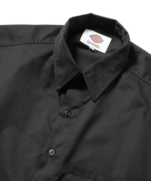 Dickies（ディッキーズ）の「Dickies別注　スクエアビッグシャツ（シャツ/ブラウス・メンズ・グリーン系その他/ブラック/ベージュ・M/L）」の4枚目の写真