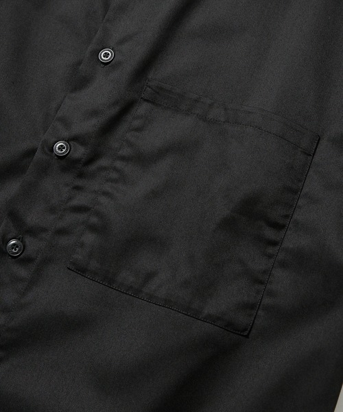 Dickies（ディッキーズ）の「Dickies別注　スクエアビッグシャツ（シャツ/ブラウス・メンズ・グリーン系その他/ブラック/ベージュ・M/L）」の6枚目の写真