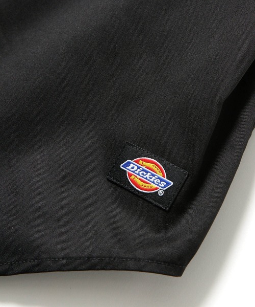 Dickies（ディッキーズ）の「Dickies別注　スクエアビッグシャツ（シャツ/ブラウス・メンズ・グリーン系その他/ブラック/ベージュ・M/L）」の5枚目の写真