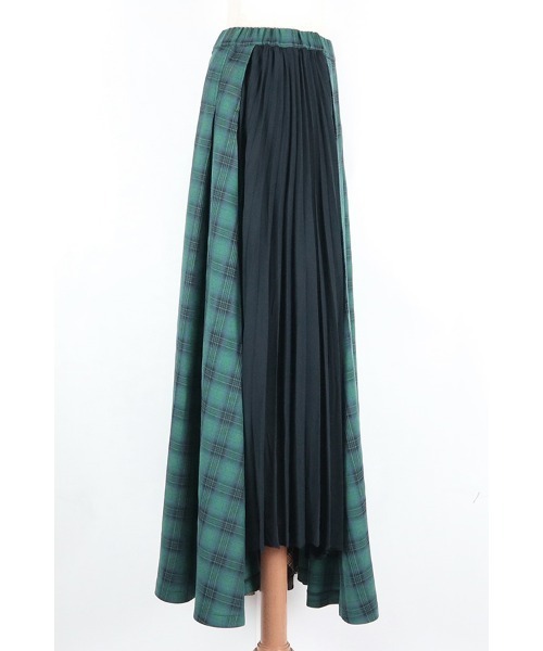 AULA AILA（アウラアイラ）の「サイドプリーツチェックスカート（スカート・レディース・ブラウン/ネイビー/ブラック・0）」の20枚目の写真