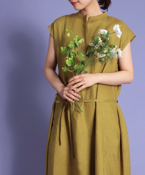 リネンaライン半袖ワンピース ワンピース Jines ジネス のファッション通販 Zozotown