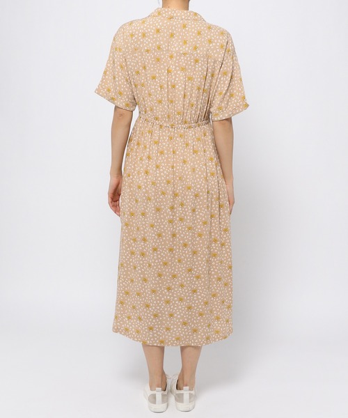 niko and...（ニコアンド）の「POPプリントアロハワンピース（ワンピース・レディース・ネイビー/ベージュ/グリーン・LARGE/MEDIUM）」の9枚目の写真