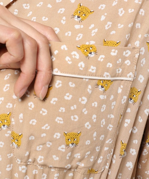 niko and...（ニコアンド）の「POPプリントアロハワンピース（ワンピース・レディース・ネイビー/ベージュ/グリーン・LARGE/MEDIUM）」の13枚目の写真