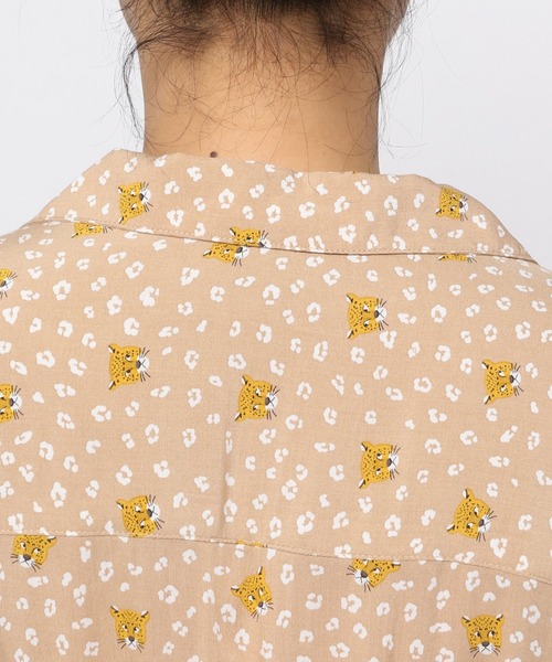 niko and...（ニコアンド）の「POPプリントアロハワンピース（ワンピース・レディース・ネイビー/ベージュ/グリーン・LARGE/MEDIUM）」の15枚目の写真