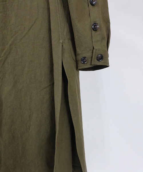 EGO TRIPPING(エゴトリッピング)の「mj7900-50DOUBLE BUTTON SHOPCOAT poplin コート(その他アウター・メンズ・カーキ/グレー・46/48)」の19枚目の写真