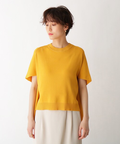 AG by aquagirl（エージーバイアクアガール）の「◆変形スリーブニット（ニット/セーター・レディース・イエロー/ブルー/ホワイト系・38/36）」の17枚目の写真