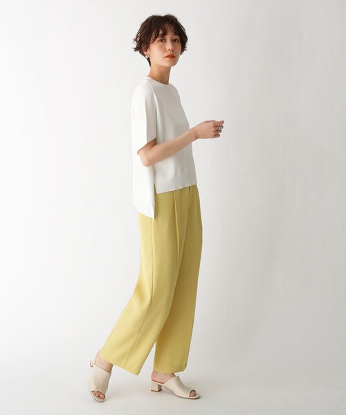 AG by aquagirl（エージーバイアクアガール）の「◆変形スリーブニット（ニット/セーター・レディース・イエロー/ブルー/ホワイト系・38/36）」の12枚目の写真