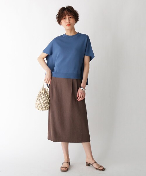 AG by aquagirl（エージーバイアクアガール）の「◆変形スリーブニット（ニット/セーター・レディース・イエロー/ブルー/ホワイト系・38/36）」の10枚目の写真