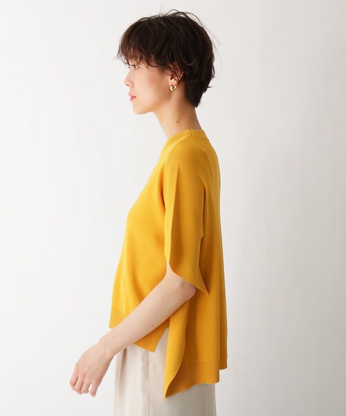 AG by aquagirl（エージーバイアクアガール）の「◆変形スリーブニット（ニット/セーター・レディース・イエロー/ブルー/ホワイト系・38/36）」の16枚目の写真