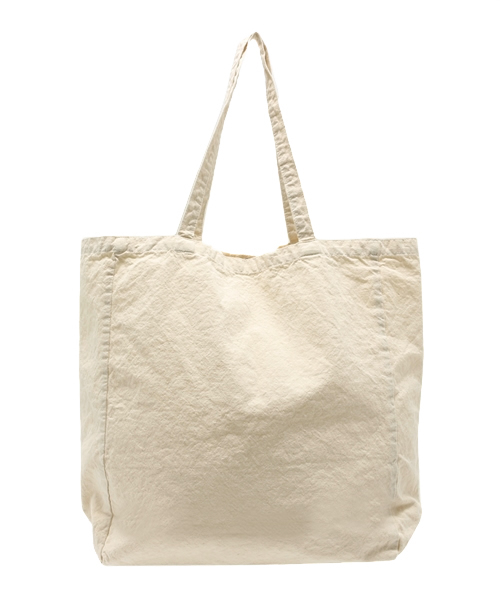 WEGO(ウィゴー)の「WEGO/ニュースペーパープリントトートバッグ(トートバッグ・メンズ・ブラック・FREE)」の4枚目の写真