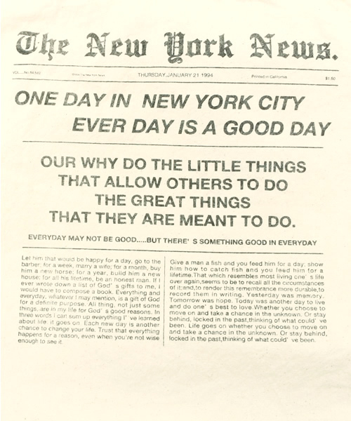 WEGO(ウィゴー)の「WEGO/ニュースペーパープリントトートバッグ(トートバッグ・メンズ・ブラック・FREE)」の6枚目の写真