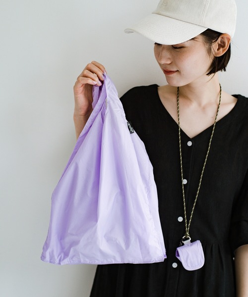 anello（アネロ）の「anello(R) CHICCO　サイズも機能も毎日使いにぴったり！たたまず持ち運べるショッピングバッグ（エコバッグ/サブバッグ・レディース・ネイビー/オリーブ/ラベンダー・ONE SIZE）」の3枚目の写真