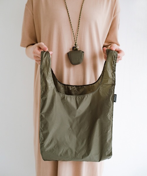 anello（アネロ）の「anello(R) CHICCO　サイズも機能も毎日使いにぴったり！たたまず持ち運べるショッピングバッグ（エコバッグ/サブバッグ・レディース・ネイビー/オリーブ/ラベンダー・ONE SIZE）」の11枚目の写真