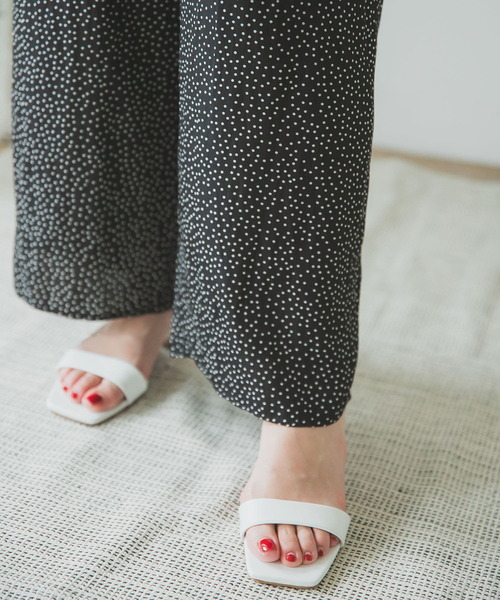 ITEMS URBANRESEARCH（アイテムズ アーバンリサーチ）の「柄プリーツパンツ（その他パンツ・レディース・ベージュ/ベージュ系その他/ブラック・FREE）」の13枚目の写真