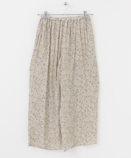 ITEMS URBANRESEARCH（アイテムズ アーバンリサーチ）の「柄プリーツパンツ（その他パンツ・レディース・ベージュ/ベージュ系その他/ブラック・FREE）」の10枚目の写真