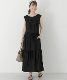 URBAN RESEARCH Sonny Label | ノースリーブティアードカットワンピース(ワンピース)