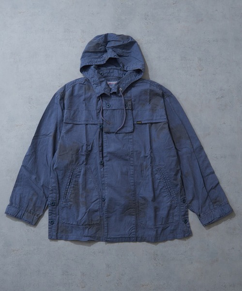 TOBILA（トビラ）の「オーバーダイミリタリーパーカージャケットユニセックス（ミリタリージャケット・レディース・ライトグレー/カーキ/ネイビー・M）」の7枚目の写真