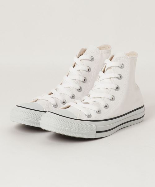 CONVERSE(コンバース)の「CONVERSE コンバース キャンバス オール スター カラーズ ハイ / CANVAS ALL STAR COLORS HI(スニーカー・レディース・ホワイト/ブラック・24.0cm/29.0cm/26.0cm/27.0cm/25.5cm/26.5cm/27.5cm/28.0cm/25.0cm/24.5cm/23.0cm/23.5cm/22.5cm/22.0cm)」の2枚目の写真