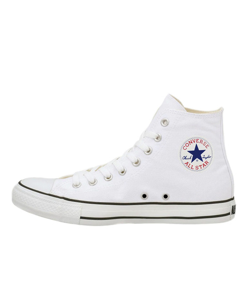 CONVERSE(コンバース)の「CONVERSE コンバース キャンバス オール スター カラーズ ハイ / CANVAS ALL STAR COLORS HI(スニーカー・レディース・ホワイト/ブラック・24.0cm/29.0cm/26.0cm/27.0cm/25.5cm/26.5cm/27.5cm/28.0cm/25.0cm/24.5cm/23.0cm/23.5cm/22.5cm/22.0cm)」の3枚目の写真