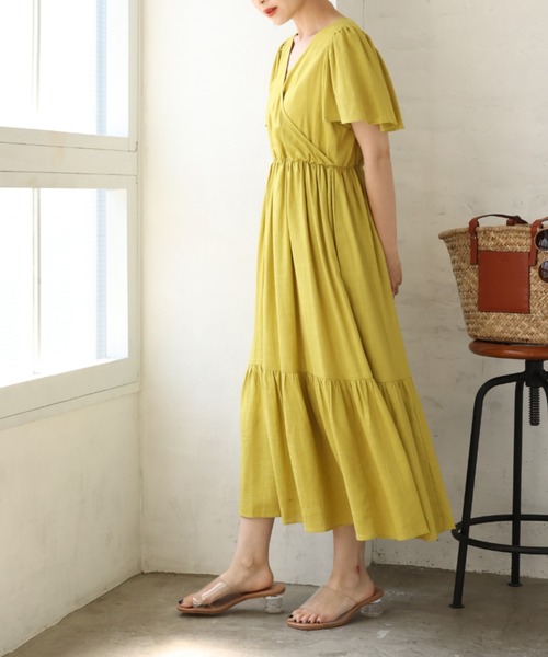 セール Zozotown限定 カシュクールワンピース ワンピース One After Another Nice Claup ワンアフターアナザーナイスクラップ のファッション通販 Zozotown