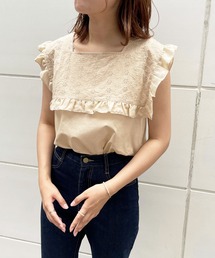 apres jour clair | 【apres jour clair】レースセーラーブラウス【ZOZOTOWN限定アイテム】(シャツ/ブラウス)