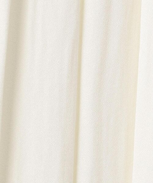 closet story（クローゼットストーリー）の「＜closet story（クローゼットストーリー）＞Pカッセンジョーゼット フレンチスリーブ [ブラウス] -手洗い可能-（シャツ/ブラウス・レディース・ホワイト/ベージュ/ライム・FREE）」の20枚目の写真