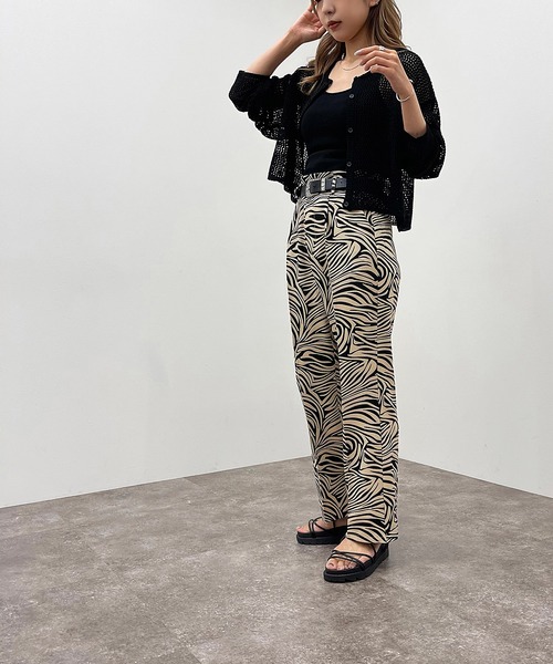 apres jour mignon（アプレジュールミニョン）の「メッシュカーディガン＋キャミＳＥＴ【ZOZOTOWN限定アイテム】（カーディガン/ボレロ・レディース・グリーン/パープル/ブラック/アイボリー・X-LARGE/フリー）」の17枚目の写真