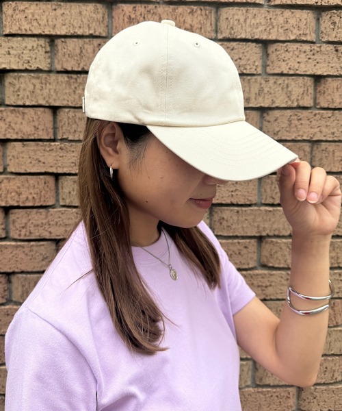 United Athle（ユナイテッドアスレ）の「【United Athle】cotton twill low cap / コットンツイル ローキャップ 9670（キャップ・レディース・ブラック/ネイビー/オリーブ/ホワイト/ブルー/スミクロ/サンドベージュ/グリーン/キャメル/アイボリー/ライトベージュ/スモークピンク/モーブ系/インディゴブルー・FREE）」の5枚目の写真