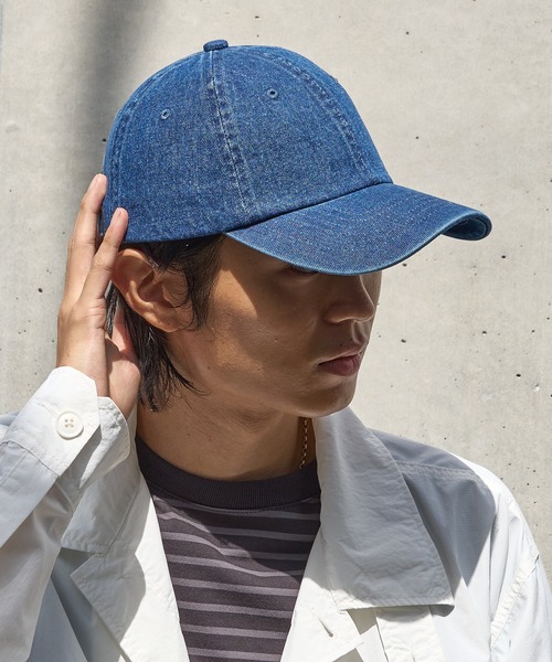 United Athle（ユナイテッドアスレ）の「【United Athle】cotton twill low cap / コットンツイル ローキャップ 9670（キャップ・レディース・ブラック/ネイビー/オリーブ/ホワイト/ブルー/スミクロ/サンドベージュ/グリーン/キャメル/アイボリー/ライトベージュ/スモークピンク/モーブ系/インディゴブルー・FREE）」の10枚目の写真