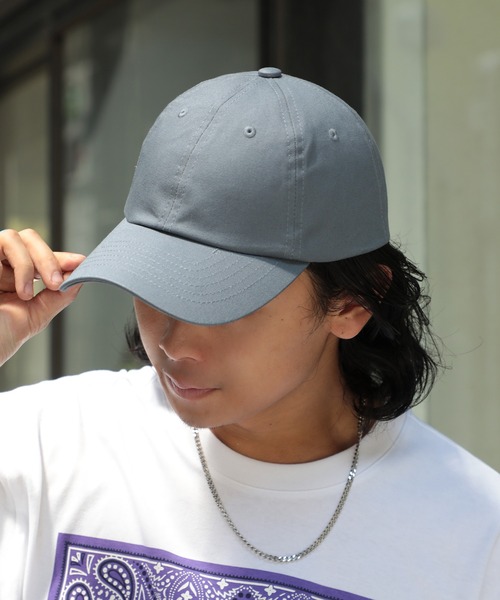 United Athle（ユナイテッドアスレ）の「【United Athle】cotton twill low cap / コットンツイル ローキャップ 9670（キャップ・レディース・ブラック/ネイビー/オリーブ/ホワイト/ブルー/スミクロ/サンドベージュ/グリーン/キャメル/アイボリー/ライトベージュ/スモークピンク/モーブ系/インディゴブルー・FREE）」の19枚目の写真