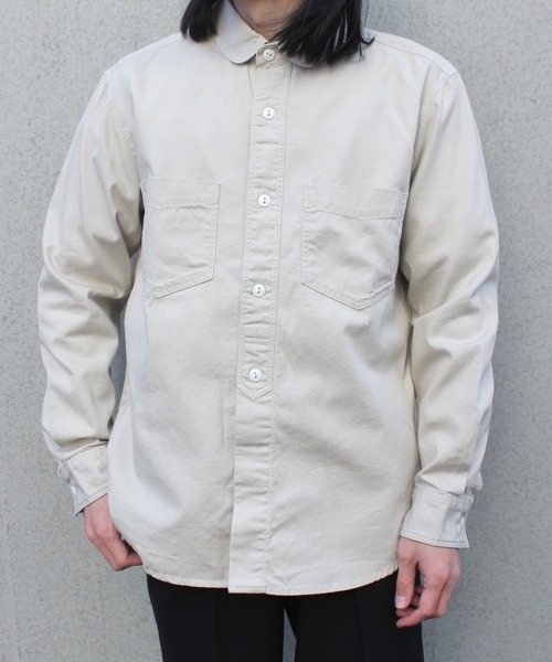 【セール】【yield select apparel】フェイクプルオーバー ラウンドシャツ 15-101（シャツ/ブラウス）｜yield（イールド）