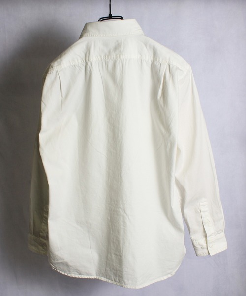 yield（イールド）の「【yield select apparel】フェイクプルオーバー ラウンドシャツ 15-101（シャツ/ブラウス・メンズ・ホワイト/ライトベージュ/ネイビー・M/L/LL/XXL）」の8枚目の写真