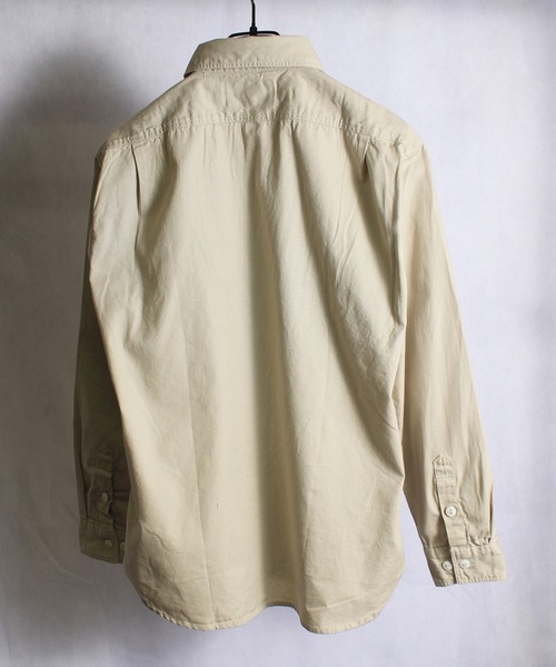 yield（イールド）の「【yield select apparel】フェイクプルオーバー ラウンドシャツ 15-101（シャツ/ブラウス・メンズ・ホワイト/ライトベージュ/ネイビー・M/L/LL/XXL）」の13枚目の写真