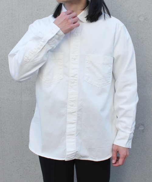 【セール】【yield select apparel】フェイクプルオーバー ラウンドシャツ 15-101（シャツ/ブラウス）｜yield（イールド）