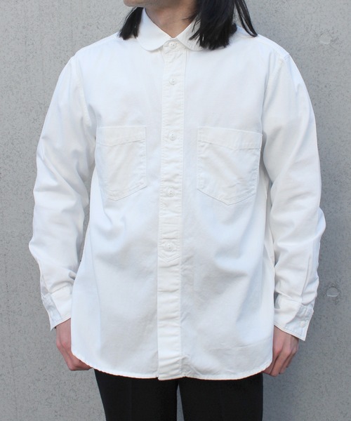 【セール】【yield select apparel】フェイクプルオーバー ラウンドシャツ 15-101（シャツ/ブラウス）｜yield（イールド）