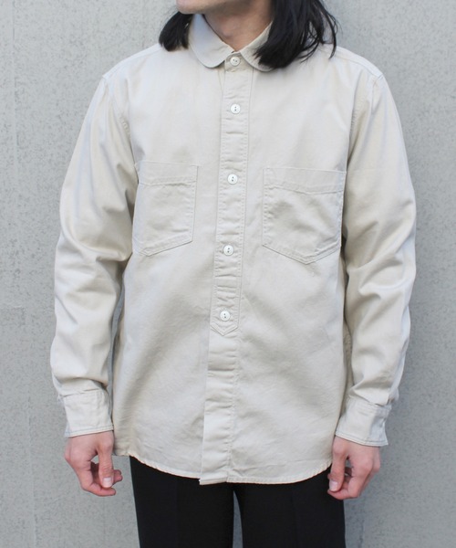 【セール】【yield select apparel】フェイクプルオーバー ラウンドシャツ 15-101（シャツ/ブラウス）｜yield（イールド）