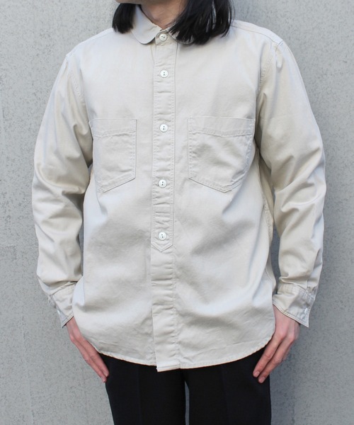 【セール】【yield select apparel】フェイクプルオーバー ラウンドシャツ 15-101（シャツ/ブラウス）｜yield（イールド）